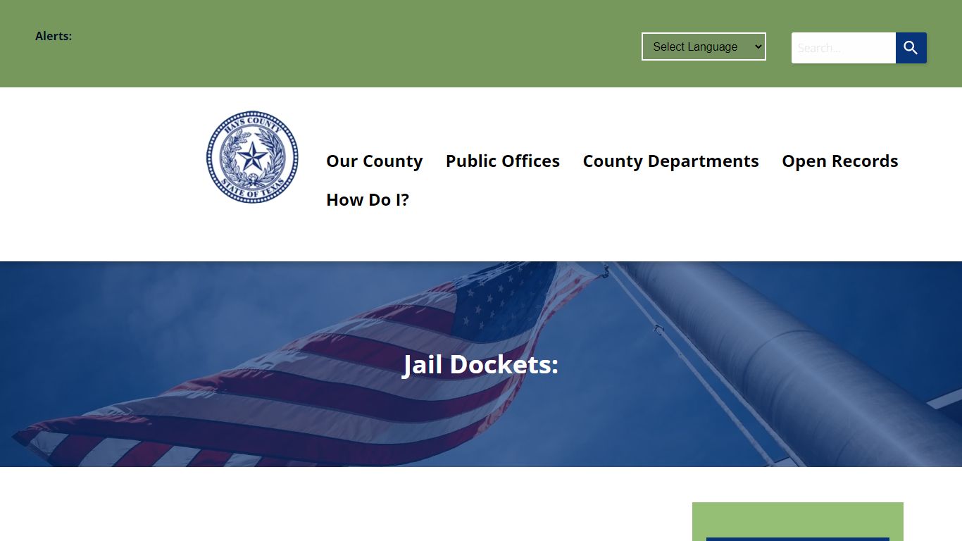 Hays County Jail Dockets